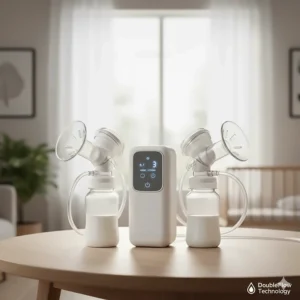 Image of a double electric breast pump, a highly effective option for mothers looking for the best solution for larger volume needs.