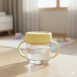 A clear, spill-proof 360-degree cup often recommended for 15-18 month old toddlers learning to drink from an open rim.